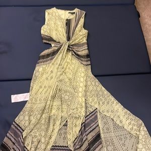New BCBG Neon midi Dress